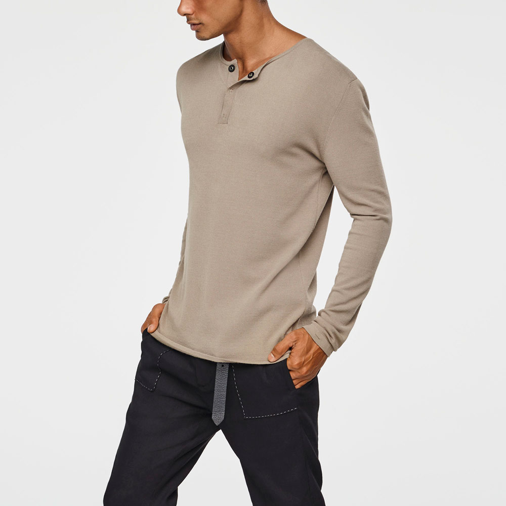 Sarah Pacini LIGHT SPRING HENLEY Mixed