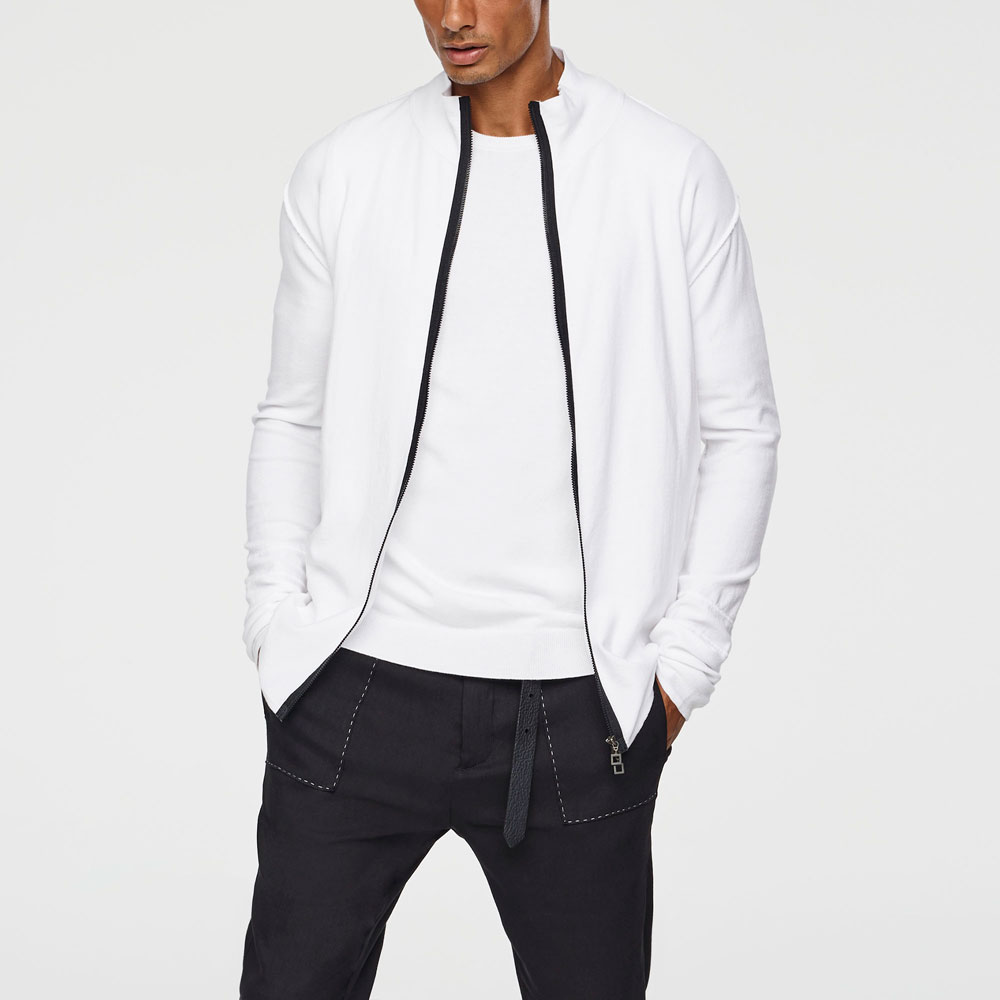 Sarah Pacini CARDIGAN LEGER - COL MONTANT Mixé