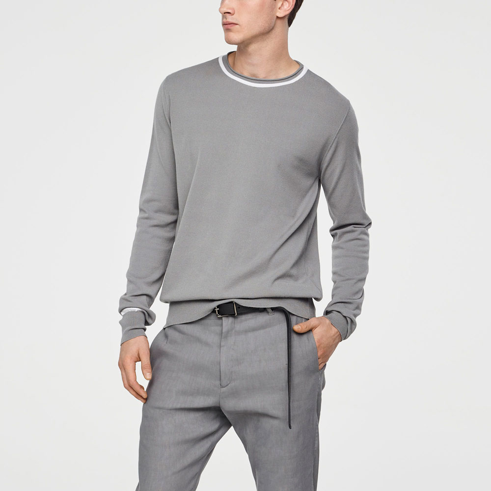 Sarah Pacini PULLOVER – STREIFENDETAILS Gemischt