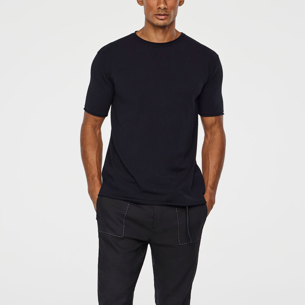Sarah Pacini LIGHT SWEATER - BARCODE DETAIL Front