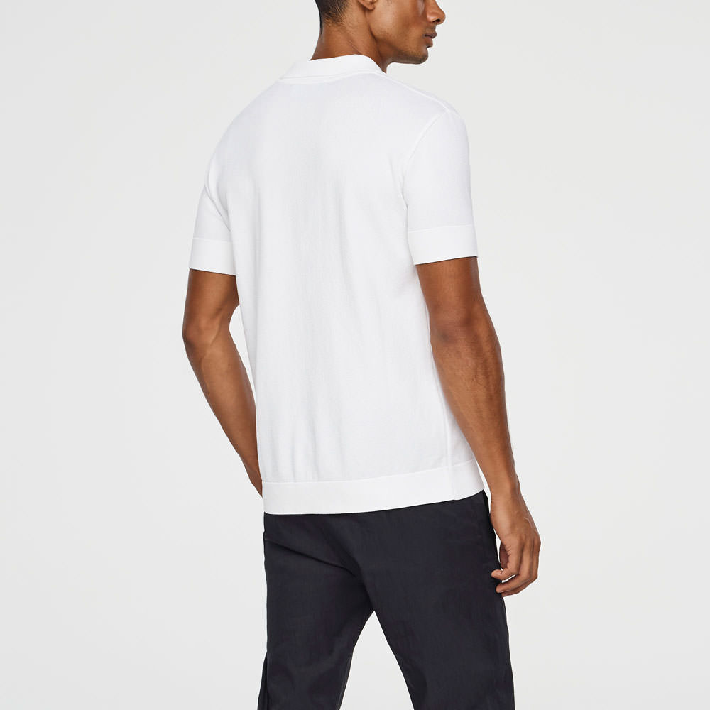 Sarah Pacini POLO TEXTURÉ Derrière