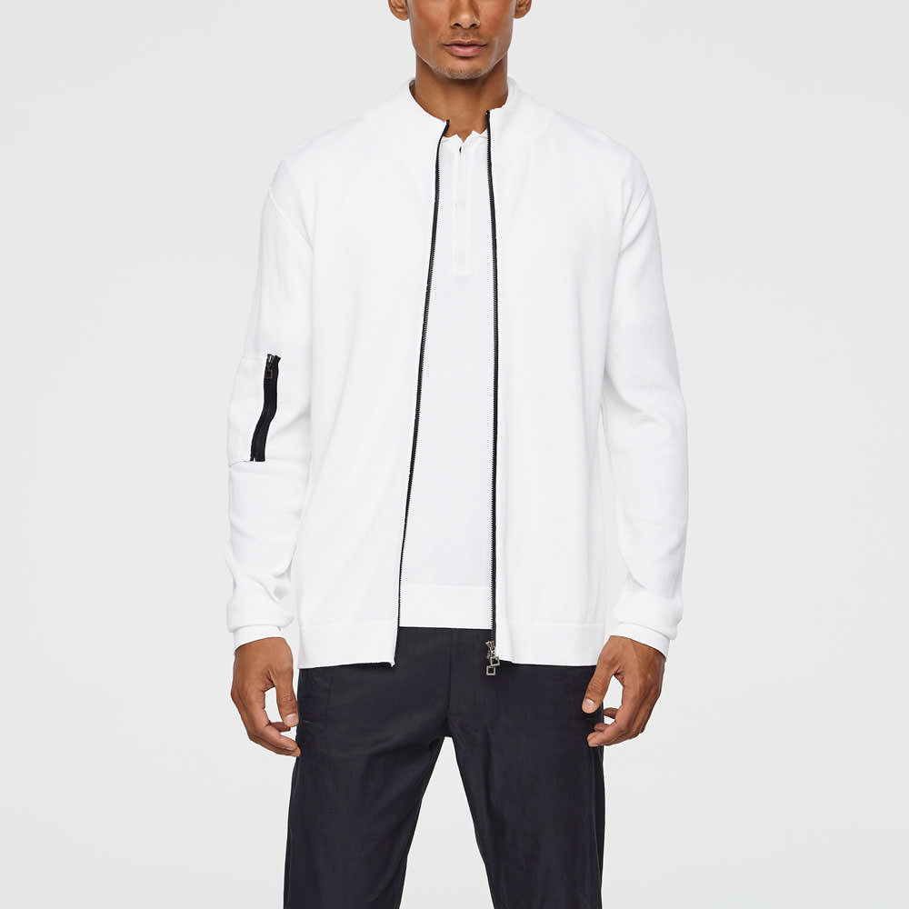 Sarah Pacini CARDIGAN LEGER - POCHE PLAQUÉE De face