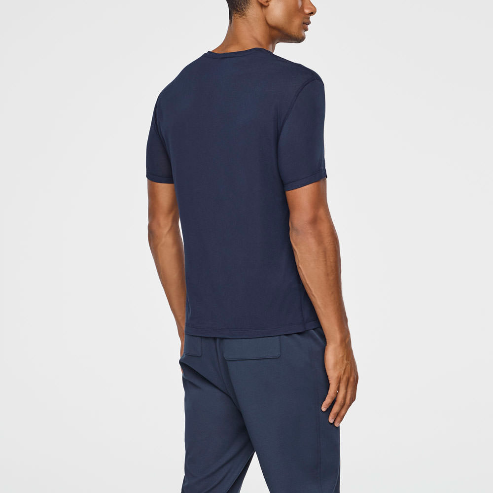 Sarah Pacini T-SHIRT MET KATOENEN VOILE Achterzijde