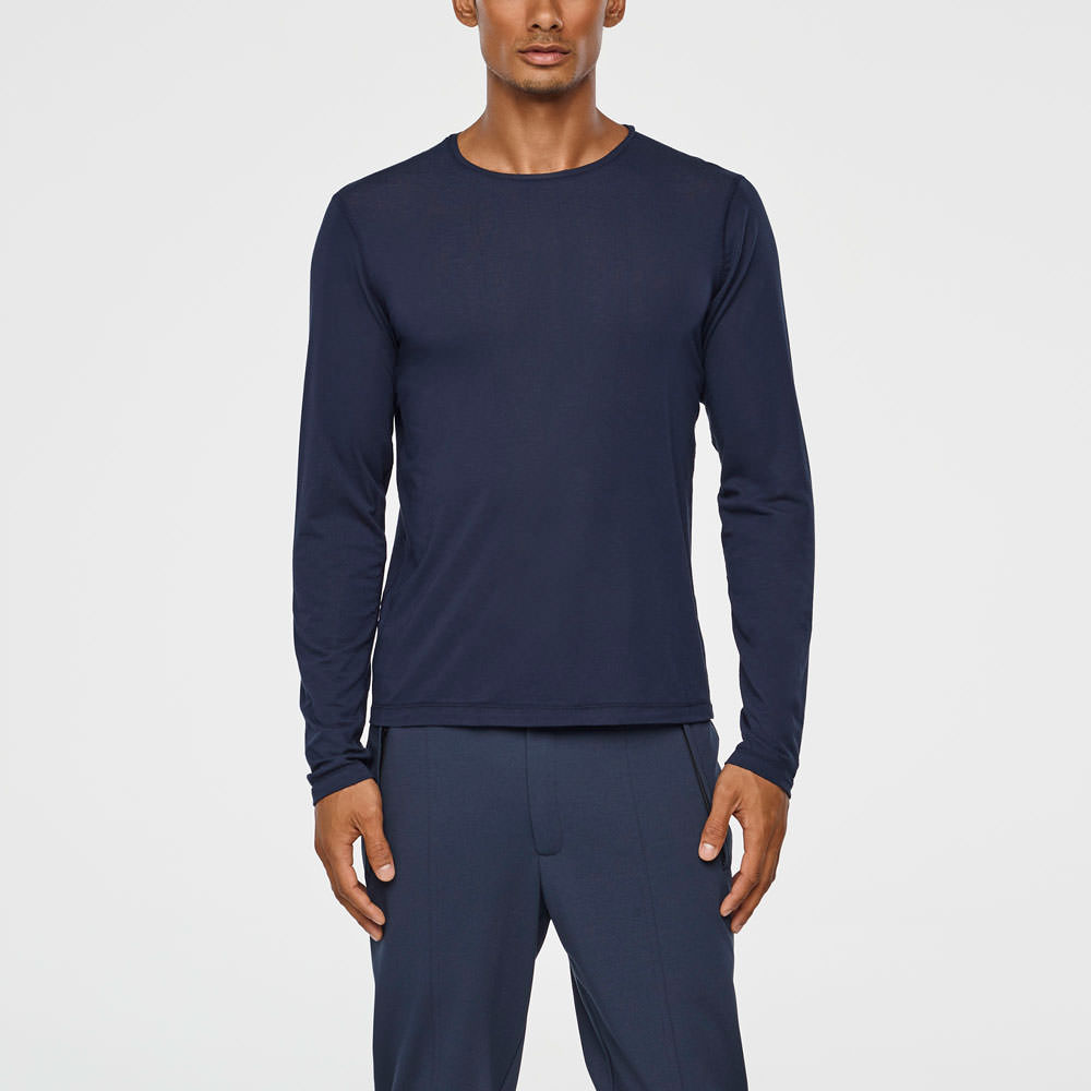 Sarah Pacini SHIRT MET VOILE - LANGE MOUWEN Voorzijde