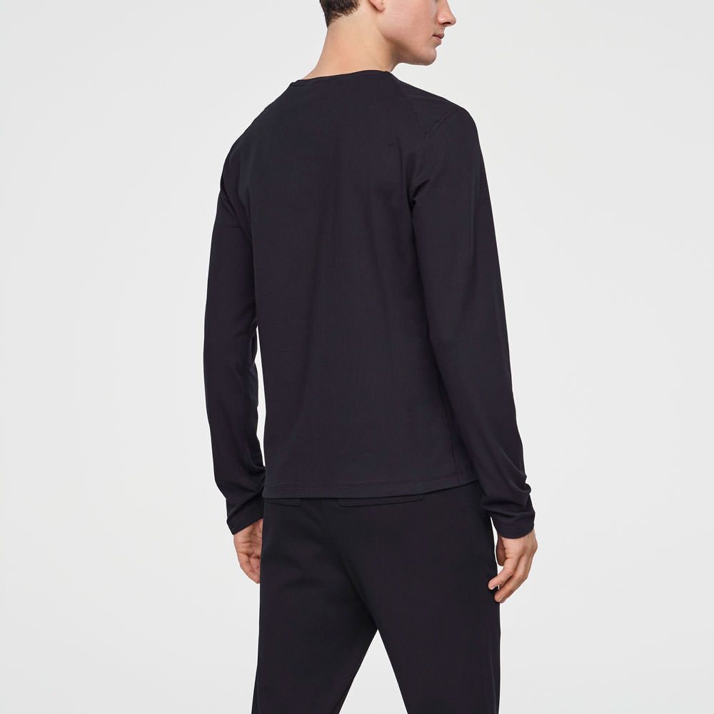 Sarah Pacini KATOENEN SHIRT - LANGE MOUWEN Achterzijde