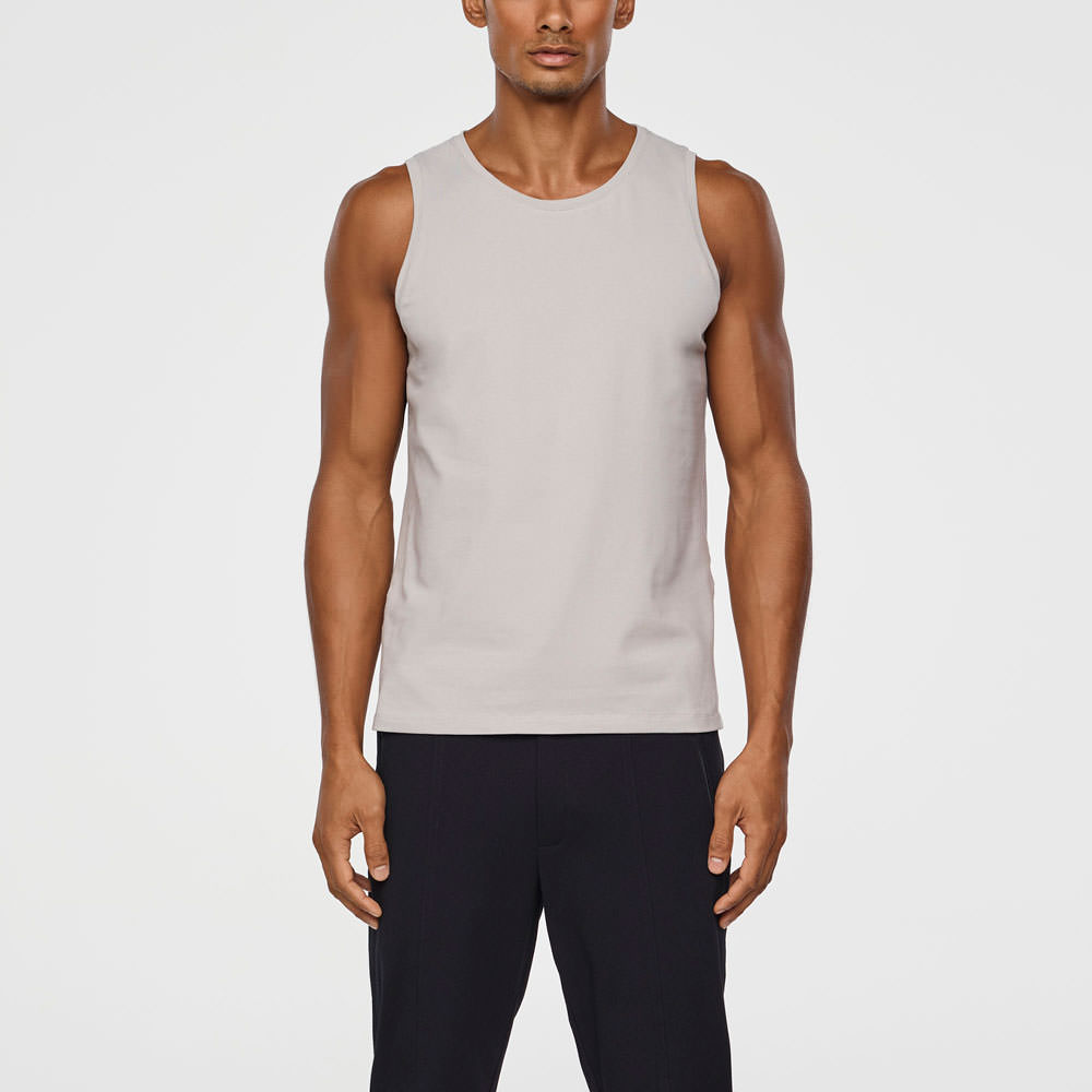 Sarah Pacini TANK TOP IN STRETCH KATOEN Voorzijde