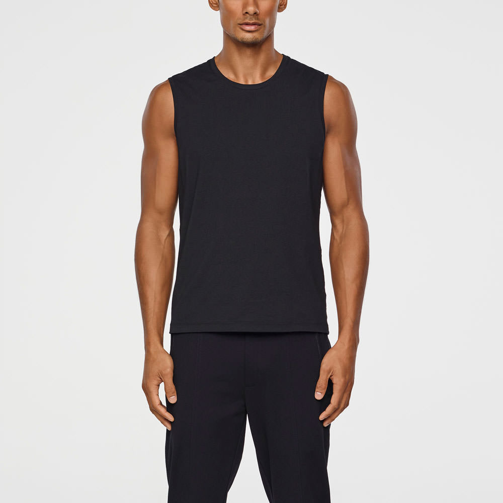 Sarah Pacini TANKTOP AUS STRETCHBAUMWOLLE Vorne