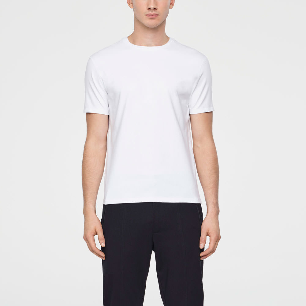 Sarah Pacini STRETCH KATOENEN T-SHIRT Voorzijde