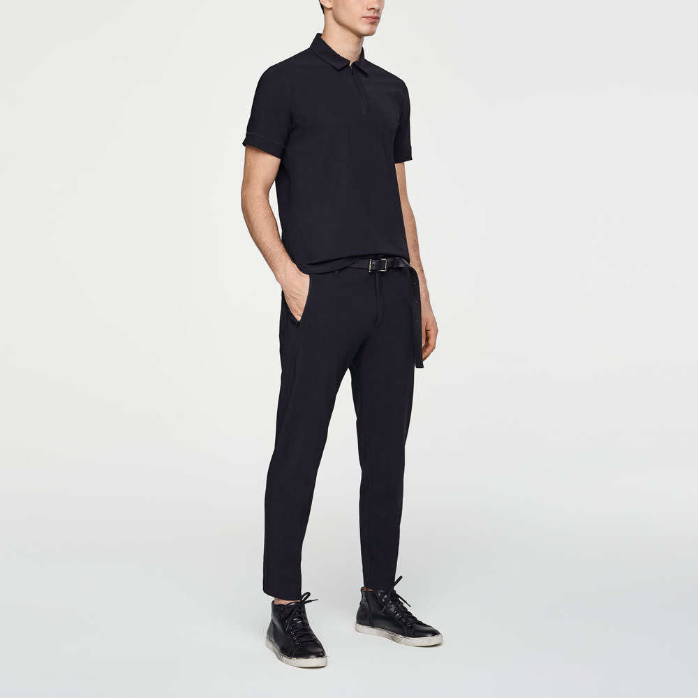 Sarah Pacini PANTALON VOYAGEUR - POCHES ZIPPÉES De face