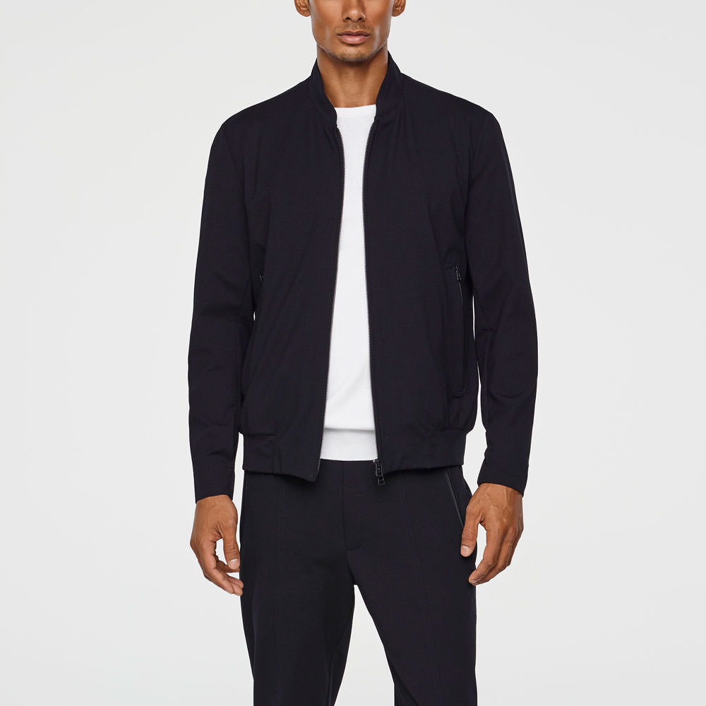 Sarah Pacini BOMBER EN JERSEY De face