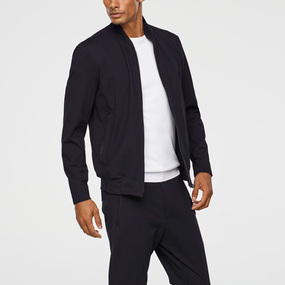 Sarah Pacini BOMBER EN JERSEY Mixé
