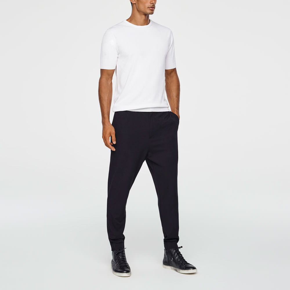 Sarah Pacini PANTALON JERSEY - OURLET RESSERRÉ De face