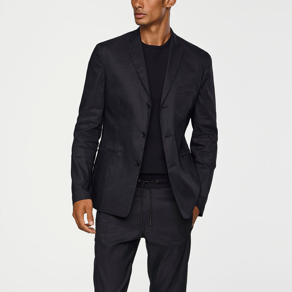 Sarah Pacini STRETCH-LINEN JACKET Mixed