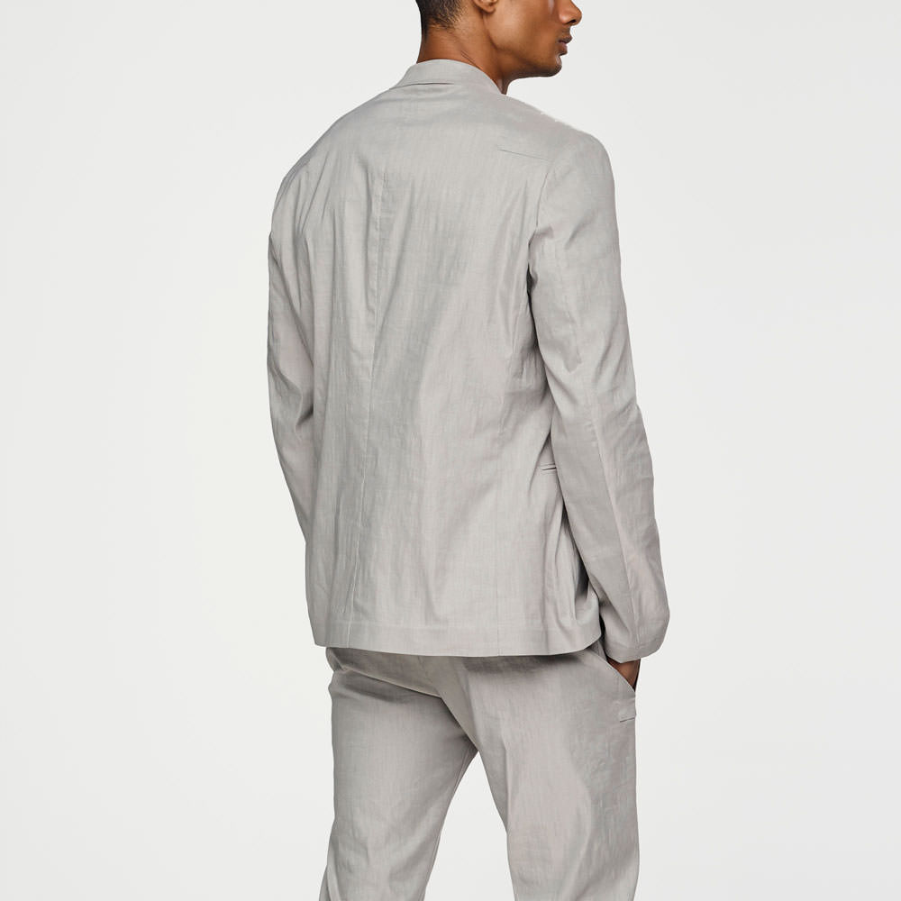 Sarah Pacini VESTE EN LIN STRETCH Derrière