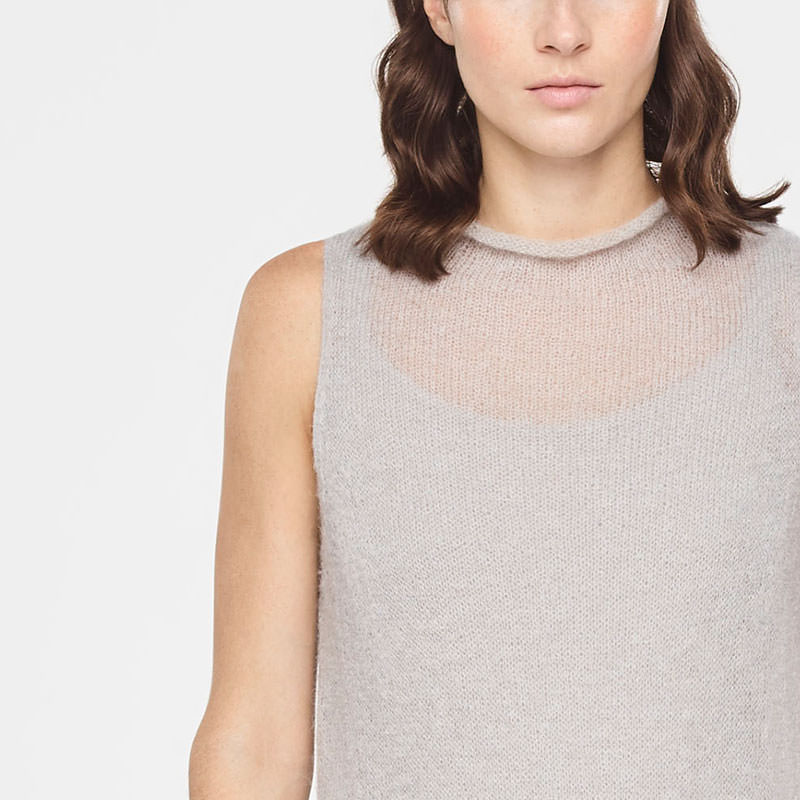 Sarah Pacini ULTRA-LEICHTE TUNIKA MOHAIR Vorne