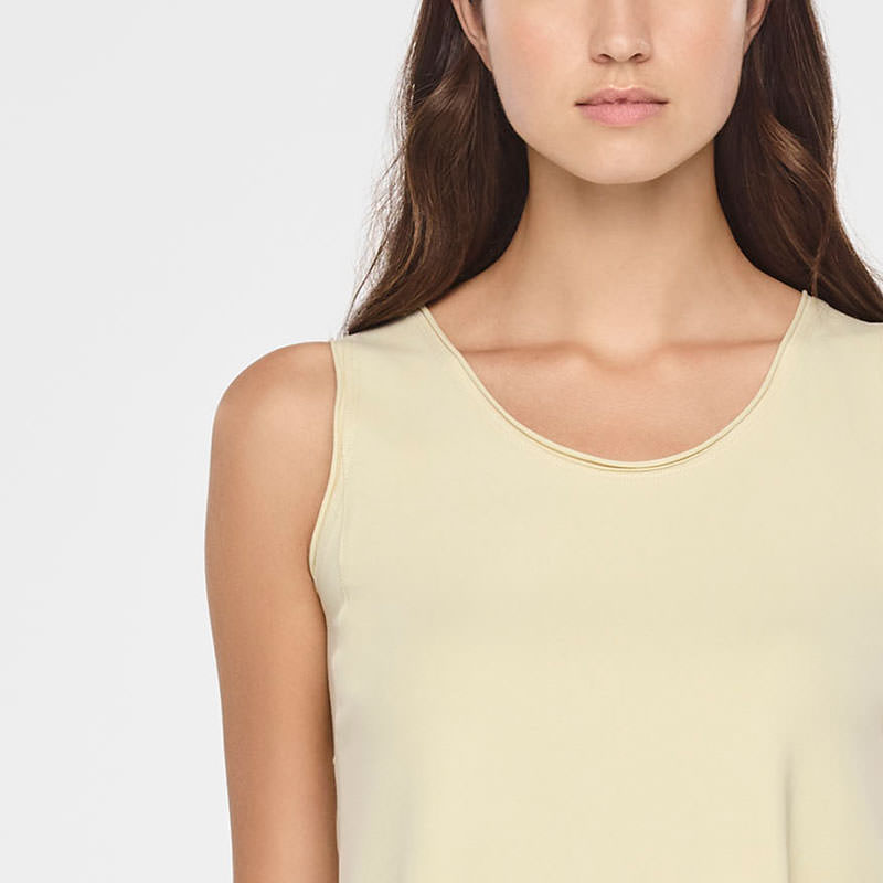 Sarah Pacini A-LINE COTTON SHIRT - SLEEVELESS Front