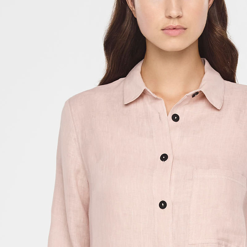 Sarah Pacini TIMELESS LINEN SHIRT Front