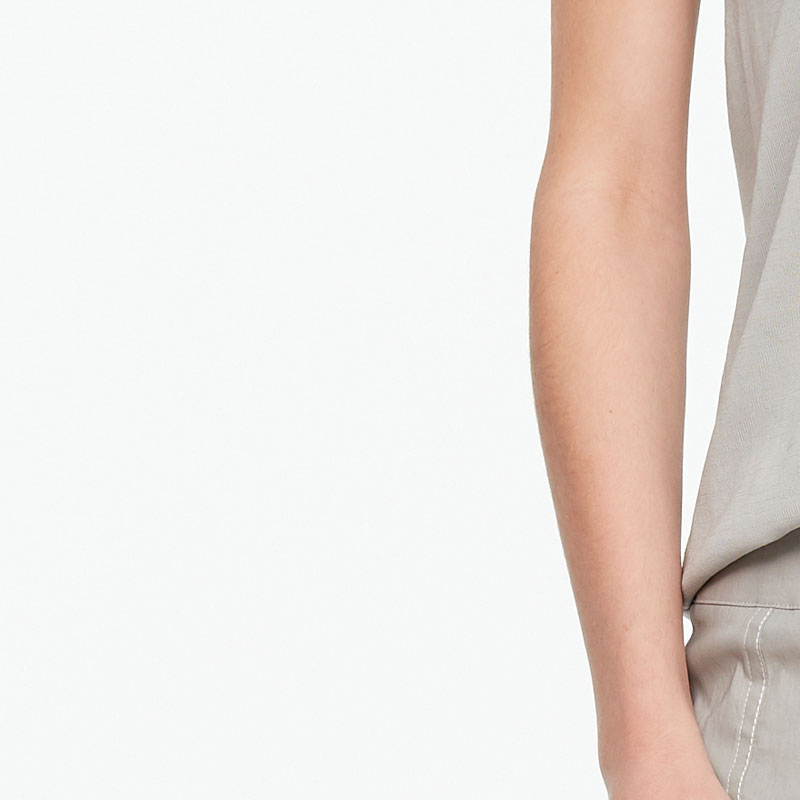 Sarah Pacini KORTE LINNEN BROEK Voorzijde