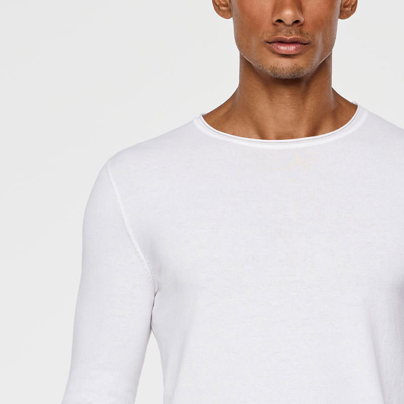 Sarah Pacini PULL EN COTON - MANCHES LONGUES De face