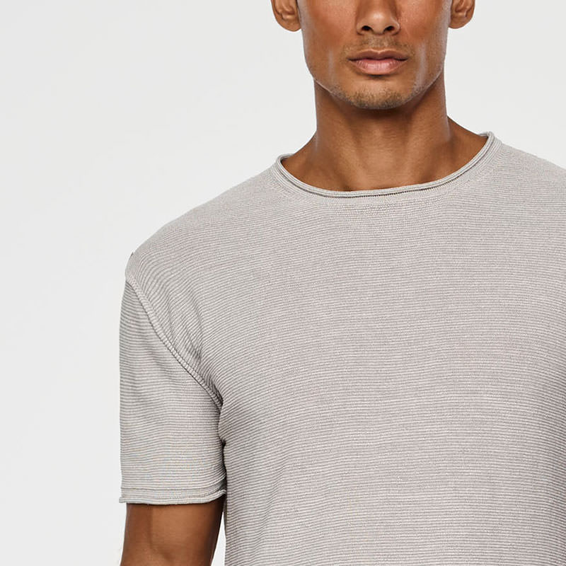 Sarah Pacini LIGHT MERINO SWEATER - SHORT SLEEVES Front