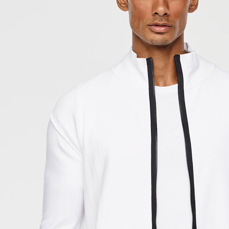 Sarah Pacini CARDIGAN LEGER - COL MONTANT De face