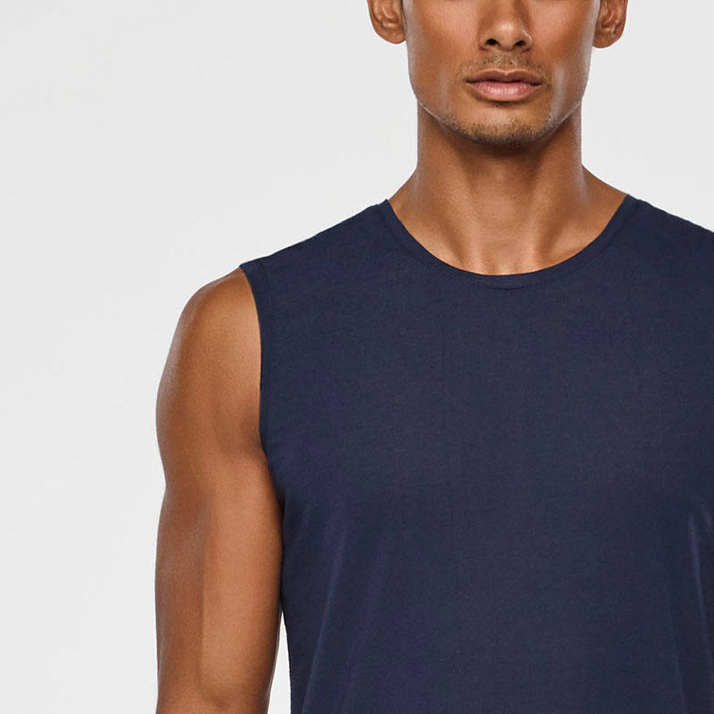 Sarah Pacini TANK TOP MET KATOENEN VOILE Voorzijde