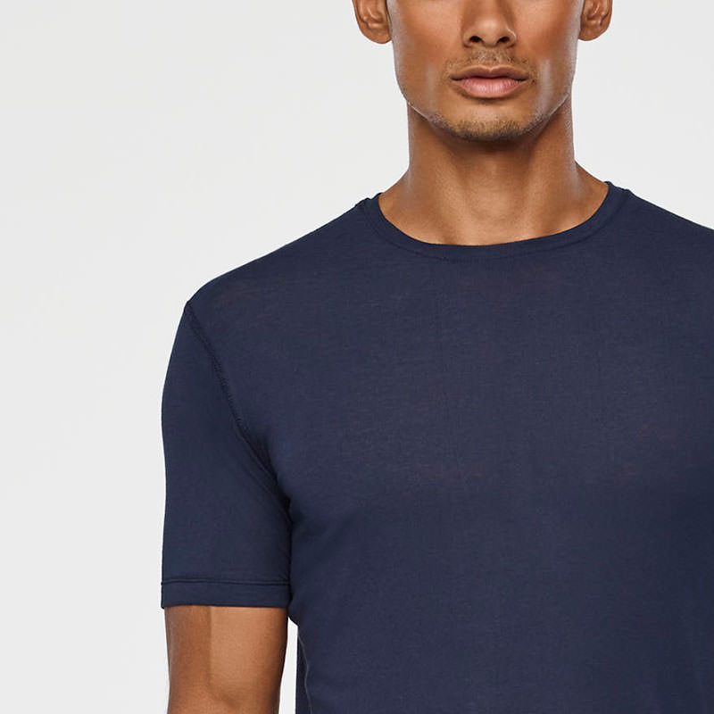 Sarah Pacini T-SHIRT MET KATOENEN VOILE Voorzijde