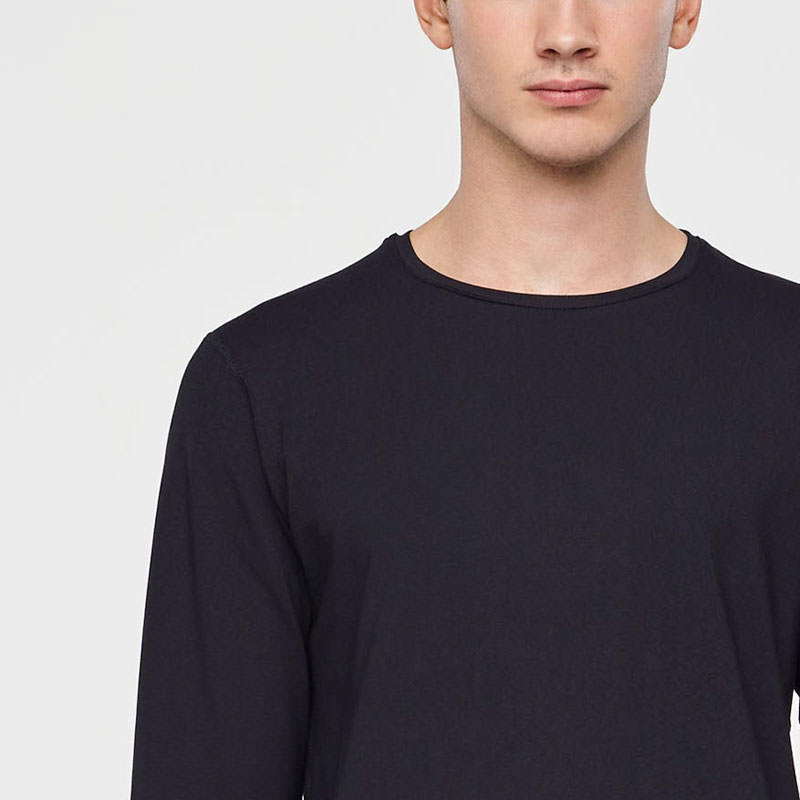 Sarah Pacini KATOENEN SHIRT - LANGE MOUWEN Voorzijde