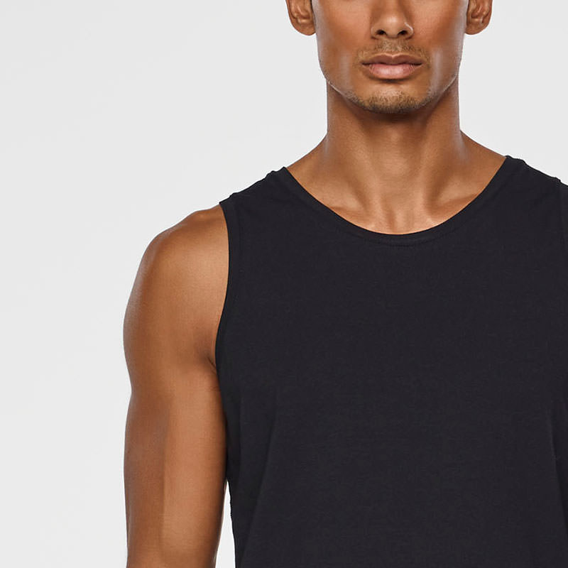 Sarah Pacini TANK TOP IN STRETCH KATOEN Voorzijde