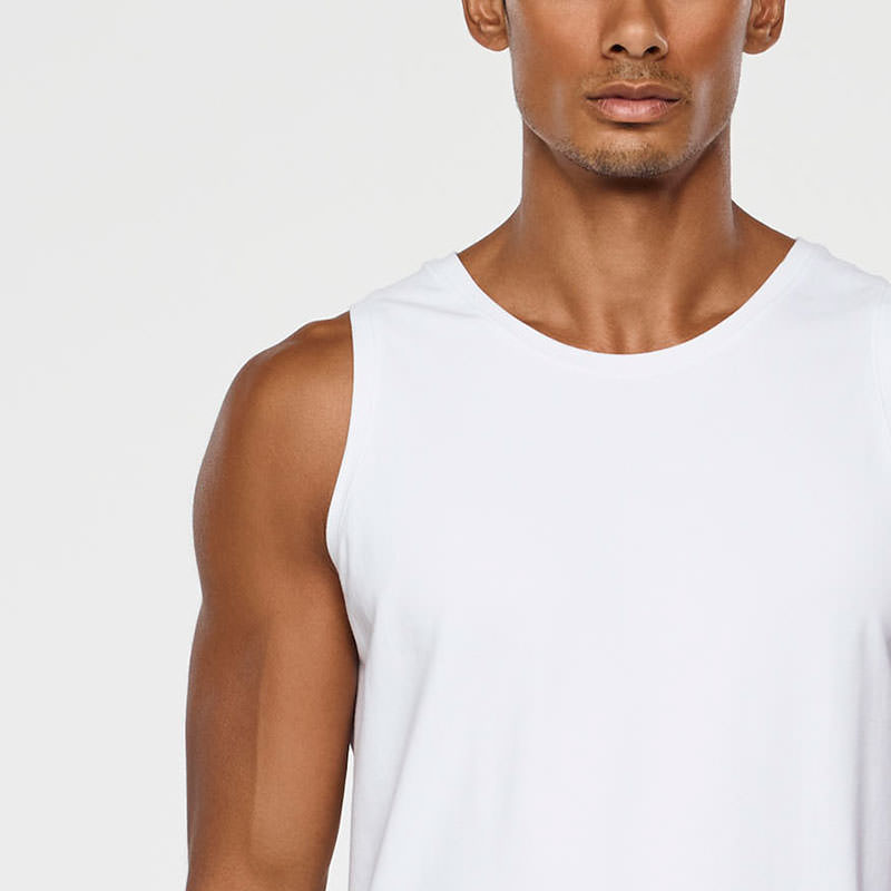 Sarah Pacini TANK TOP IN STRETCH KATOEN Voorzijde