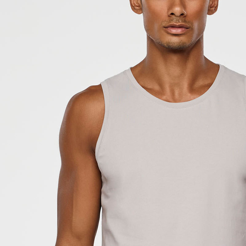 Sarah Pacini TANK TOP IN STRETCH KATOEN Voorzijde