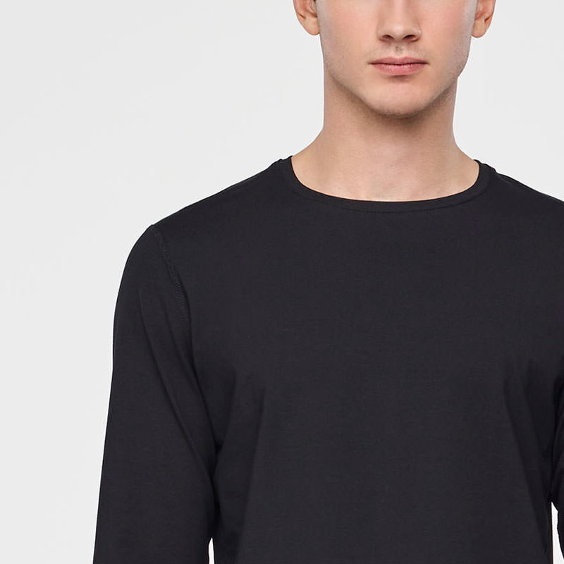 Sarah Pacini KATOENEN SHIRT - LANGE MOUWEN Voorzijde