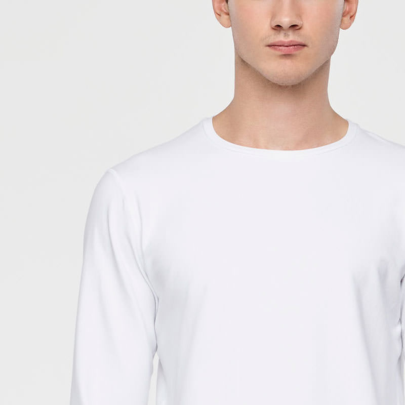 Sarah Pacini KATOENEN SHIRT - LANGE MOUWEN Voorzijde
