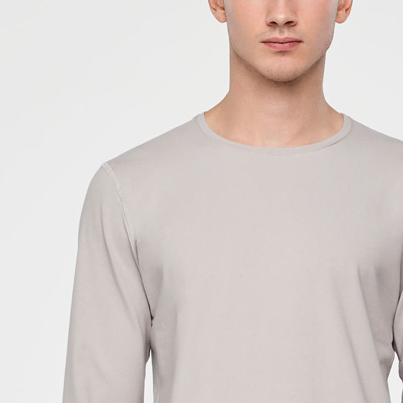 Sarah Pacini KATOENEN SHIRT - LANGE MOUWEN Voorzijde