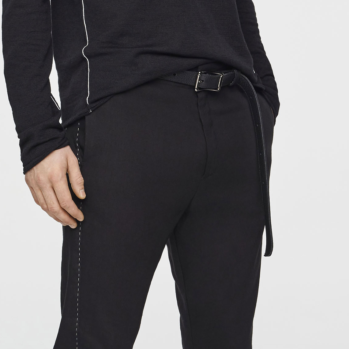 Sarah Pacini HOSE AUS STRETCHLEINEN Vorne