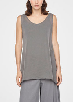 Sarah Pacini PULL COTON FIN - SANS MANCHE De face