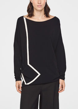 Sarah Pacini PULL LIGNÉ- MANCHES LONGUES De face