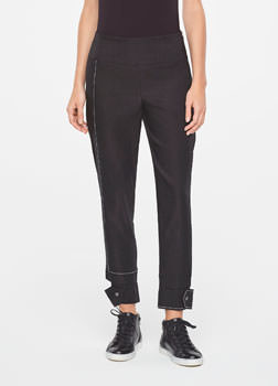 Sarah Pacini KURZE LEINENHOSE M. LOCH-BÜNDCHEN Vorne