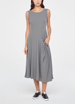 Sarah Pacini MAXI SUMMER DRESS - POUCH POCKET Front