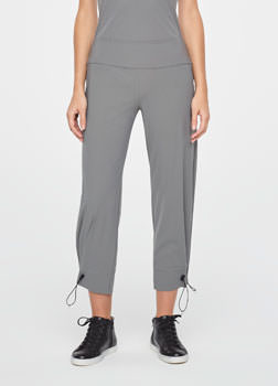 Sarah Pacini CROPPED PANTS - DRAWSTRING CUFFS Front