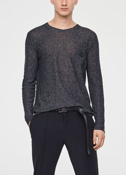 Sarah Pacini LIGHT LINEN SWEATER Front