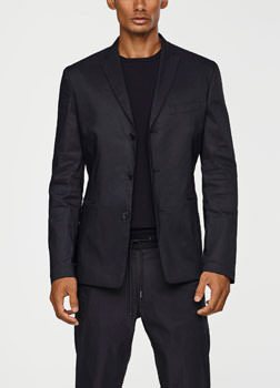 Sarah Pacini VESTE EN LIN STRETCH De face