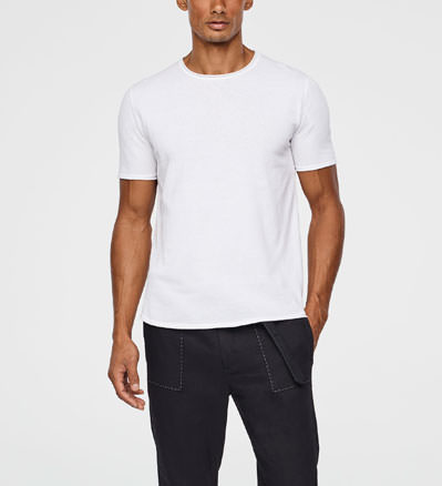 Sarah Pacini COTTON SWEATER - SHORT SLEEVES Front