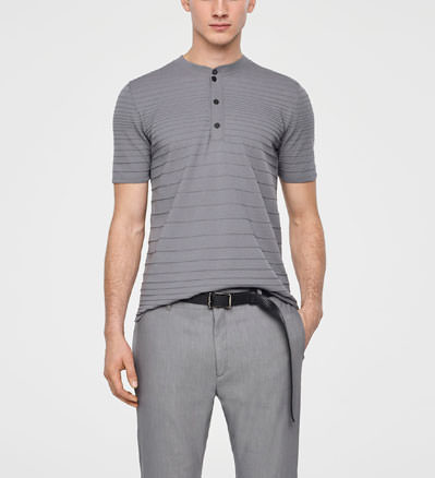 Sarah Pacini PULL EN COTON - HENLEY De face