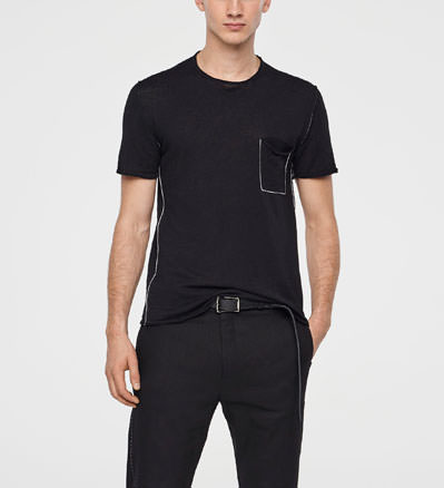 Sarah Pacini LEINENPULLOVER – KURZARM Vorne