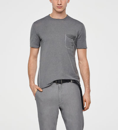 Sarah Pacini LINEN SWEATER - SHORT SLEEVES Front