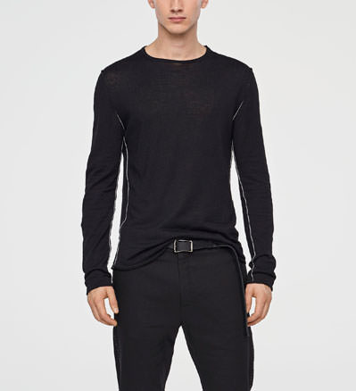 Sarah Pacini LINEN SWEATER Front