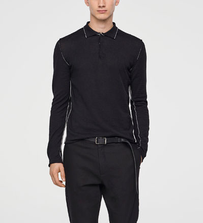 Sarah Pacini LINNEN POLO Voorzijde