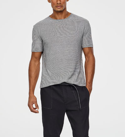 Sarah Pacini PULL EN MÉRINO LÉGER - MANCHES COURTES De face