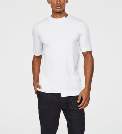 Sarah Pacini Trui - asymmetrische details - front
